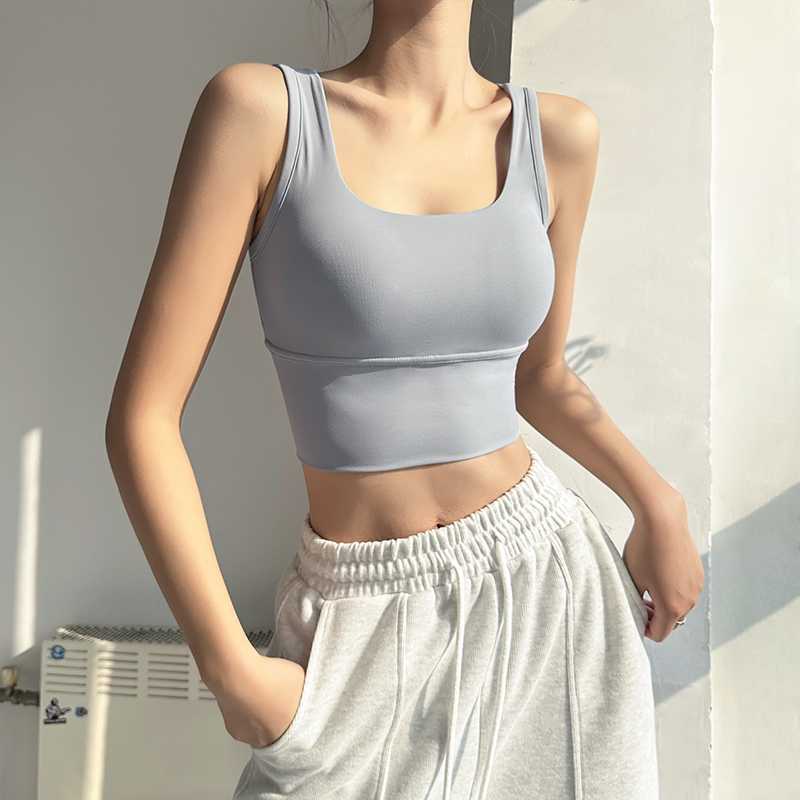 美姿勢サポート 着心地軽やか スポーツ ブラトップ