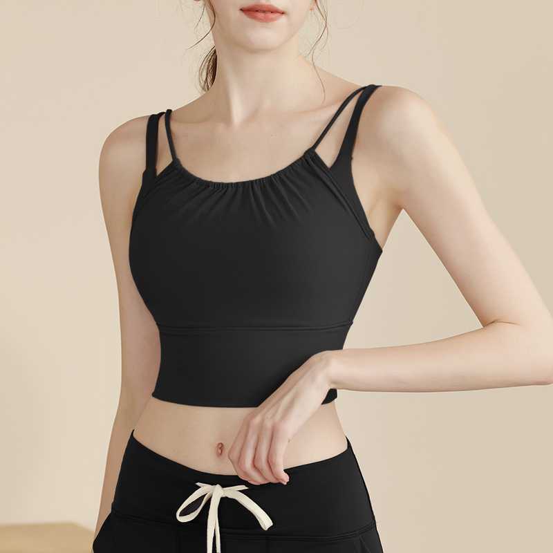 二重肩紐 ヨガ用ブラトップ