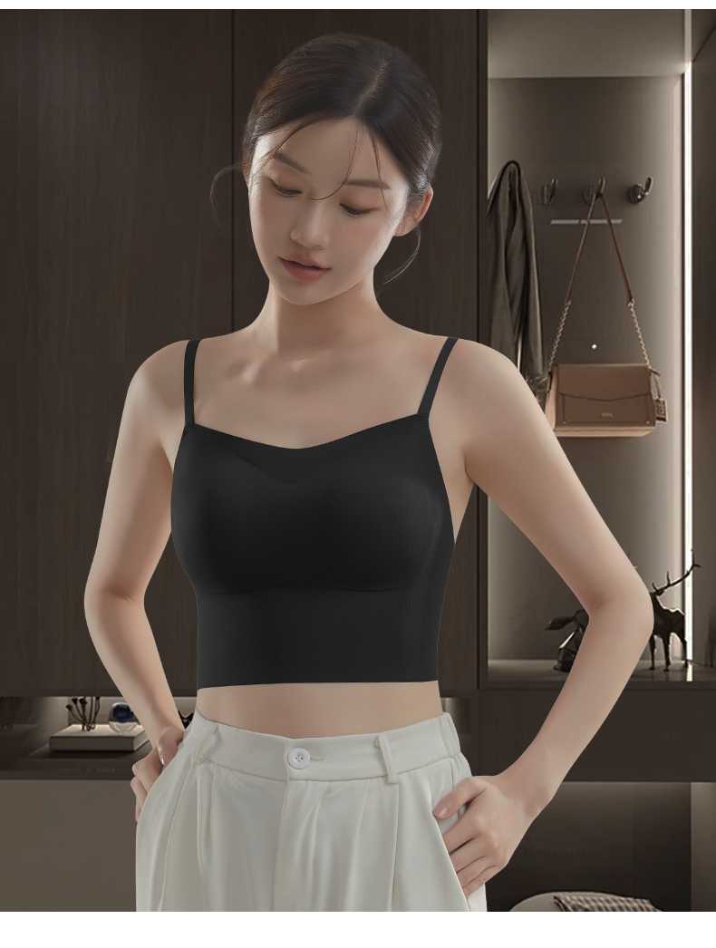 ブラトップ シームレス美胸キャミソール