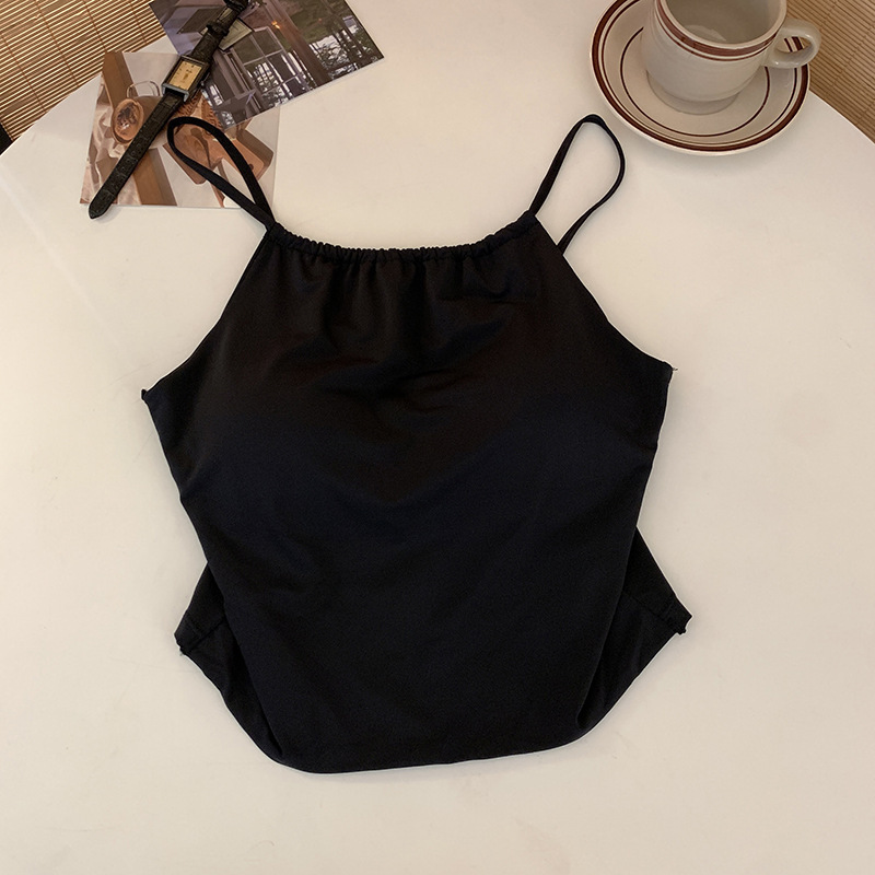 胸パッド付きキャミソール ブラトップ レディース 7色展開