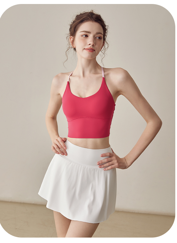 ブラトップ クロスバック美胸ブラトップキャミソール
