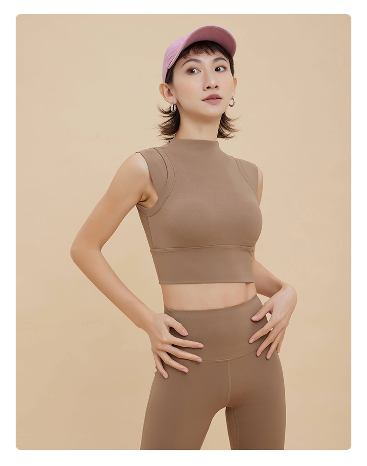 ブラトップ すっきりフィット ハイネックブラトップ