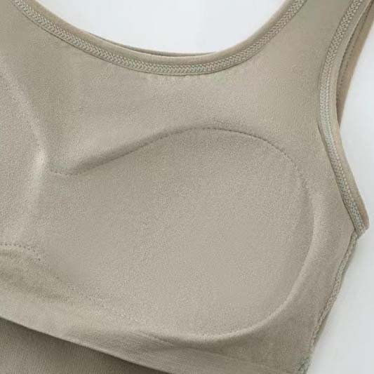 クロップド丈ブラトップタンクトップ ノンワイヤー下着