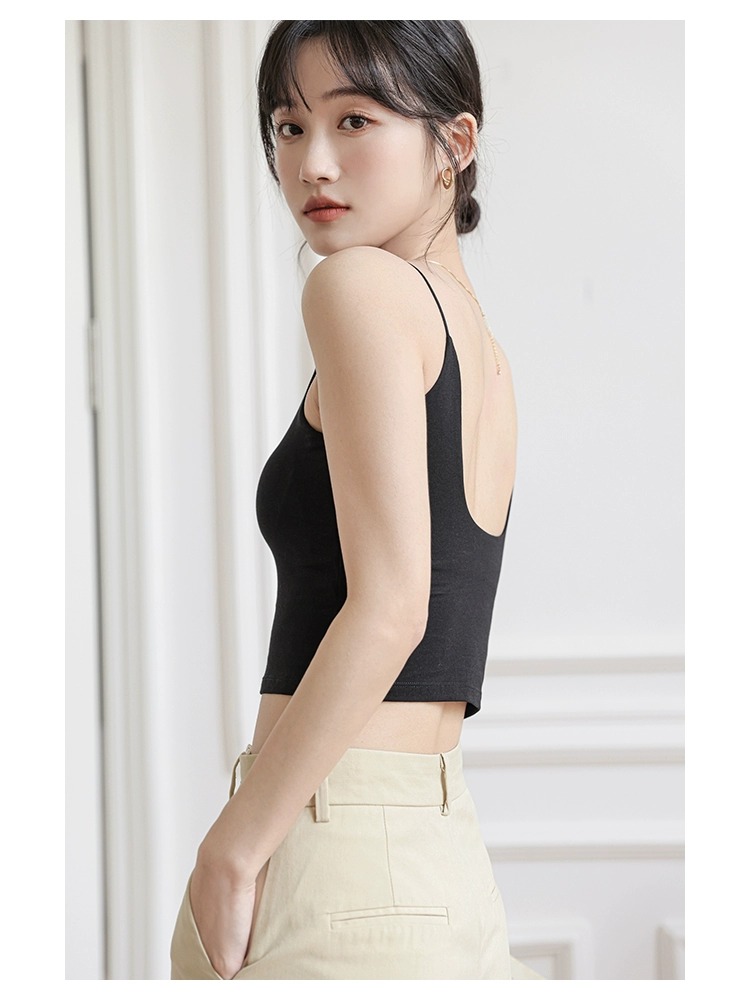 ブラトップ シンプル美胸キャミブラトップ