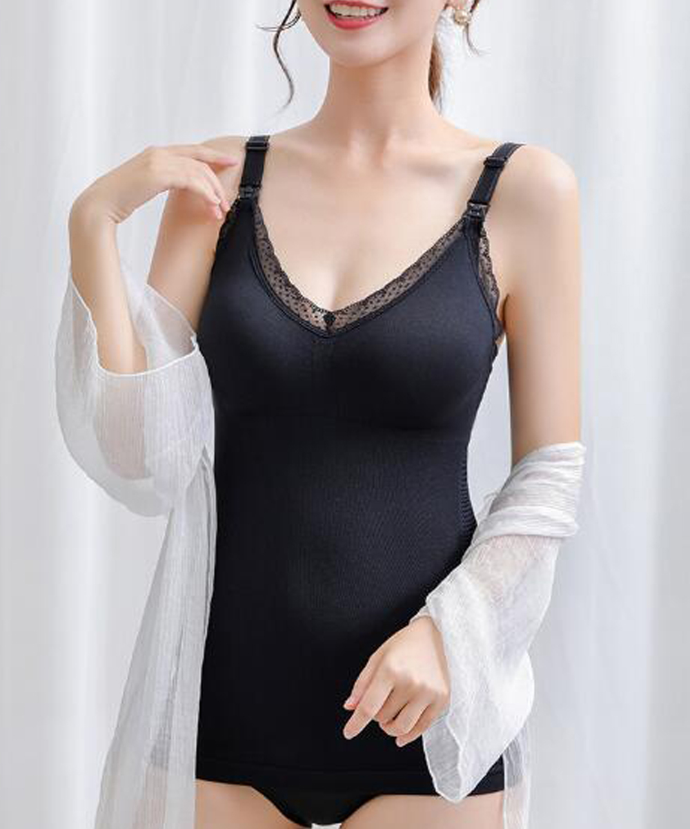 授乳対応マタニティブラトップキャミソール