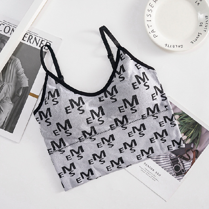 胸パッド付きキャミソール ブラトップ レディース 8色展開