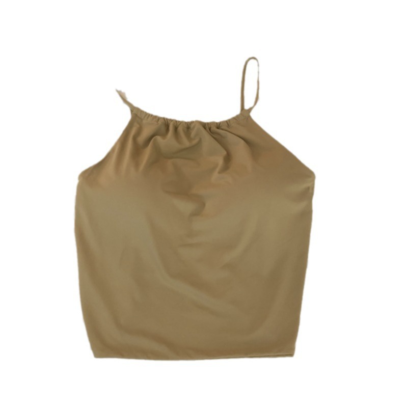 胸パッド付きキャミソール ブラトップ レディース 7色展開