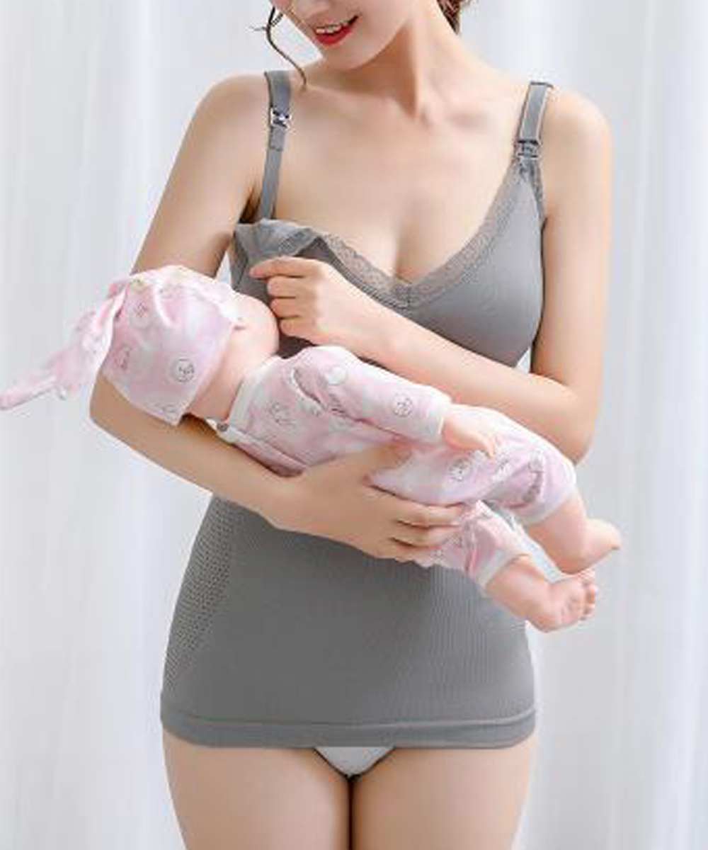 授乳対応マタニティブラトップキャミソール