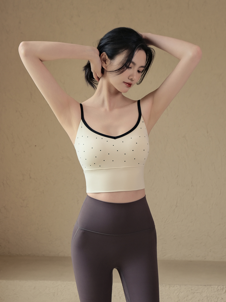 ブラトップ 水玉模様の優美ブラトップ