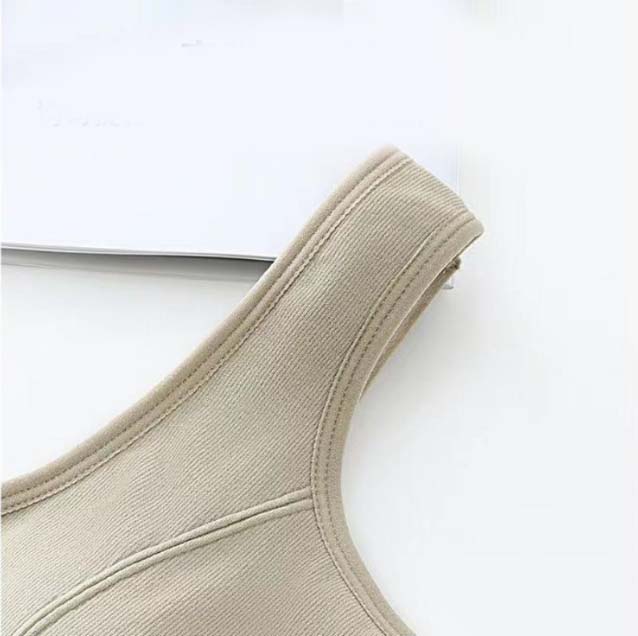 クロップド丈ブラトップタンクトップ ノンワイヤー下着