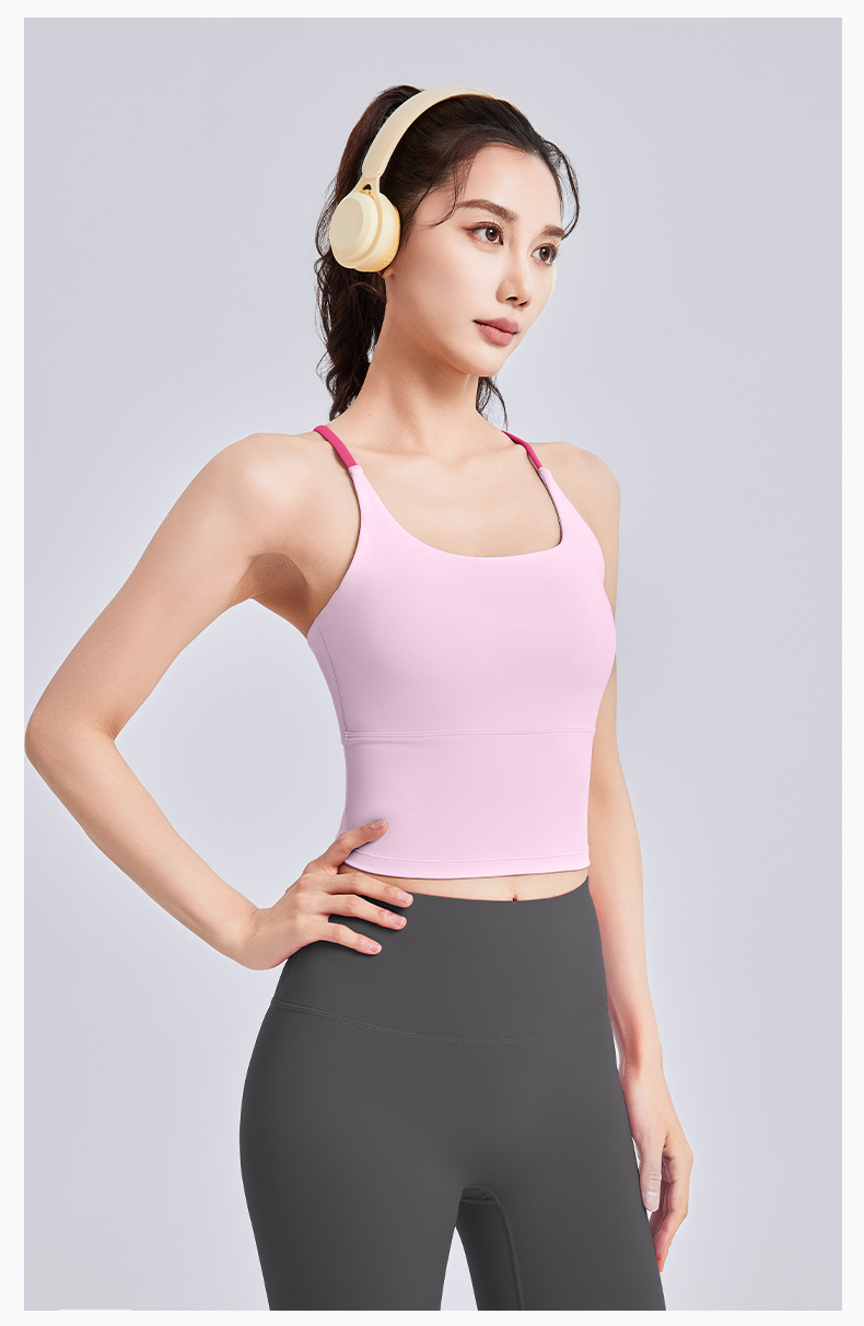 ブラトップ なめらか美胸ブラトップタンクトップ