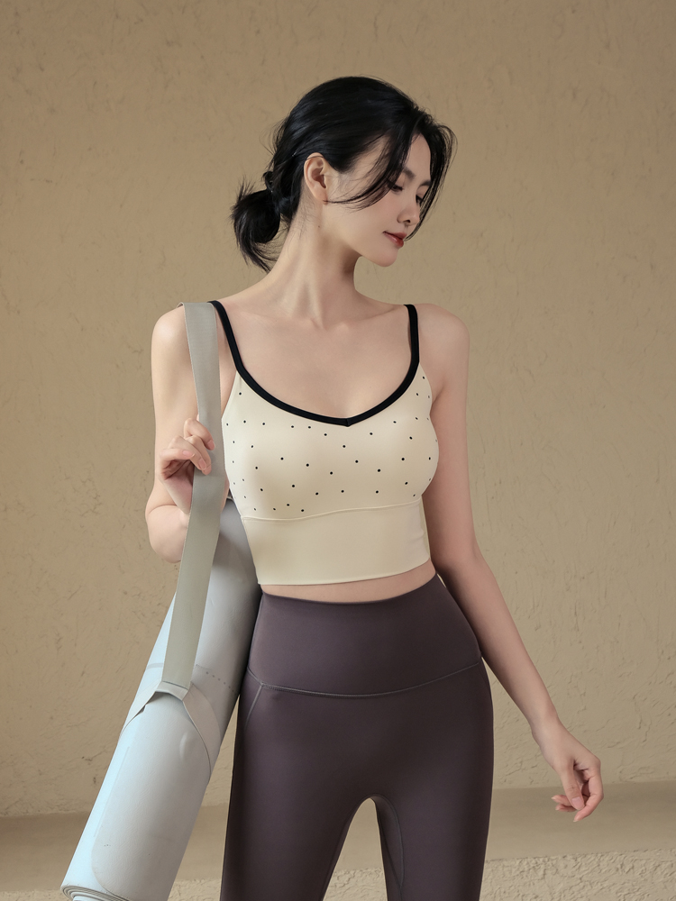 ブラトップ 水玉模様の優美ブラトップ