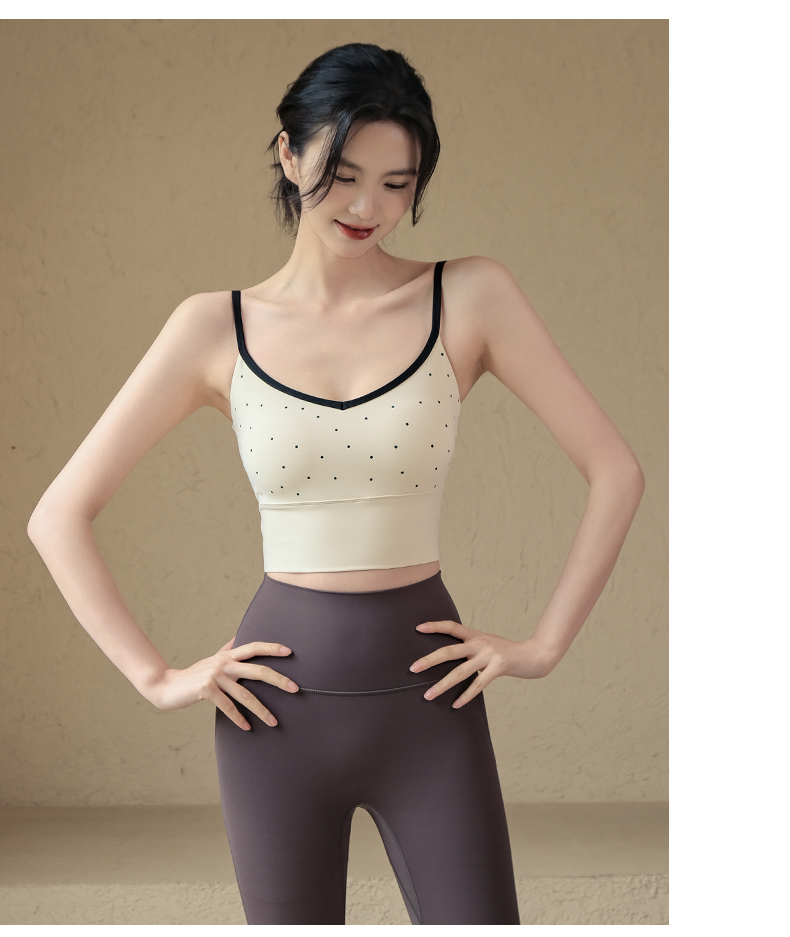 ブラトップ 水玉模様の優美ブラトップ