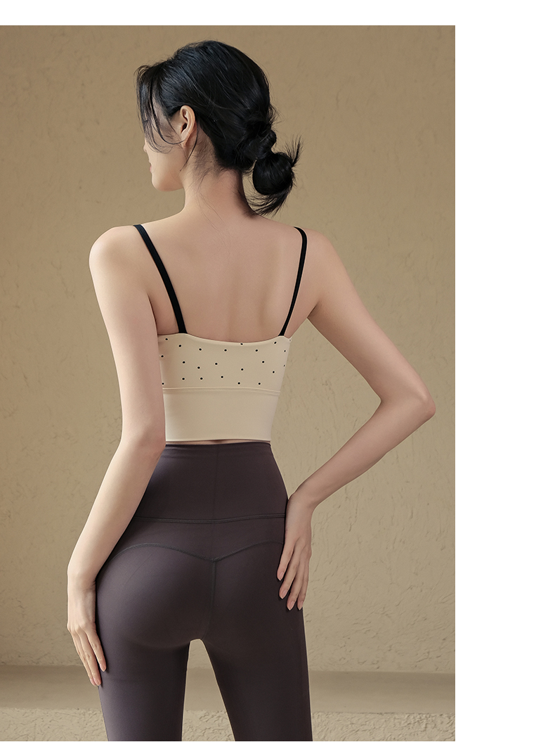 ブラトップ 水玉模様の優美ブラトップ