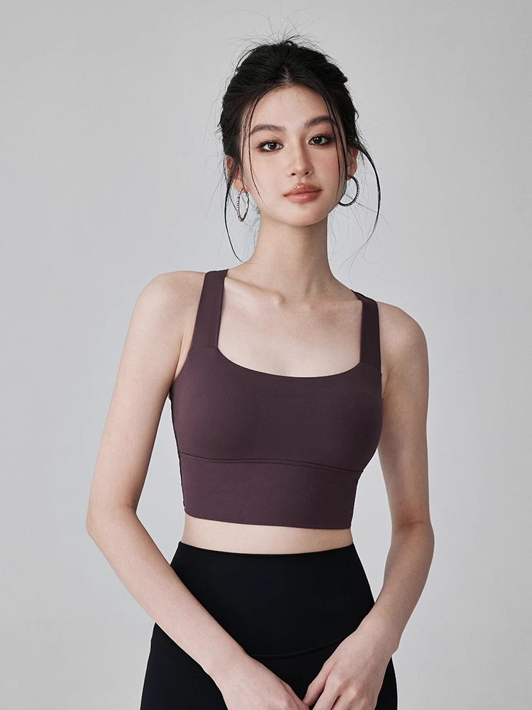 ブラトップ 背中美人 クロスストラップブラトップ