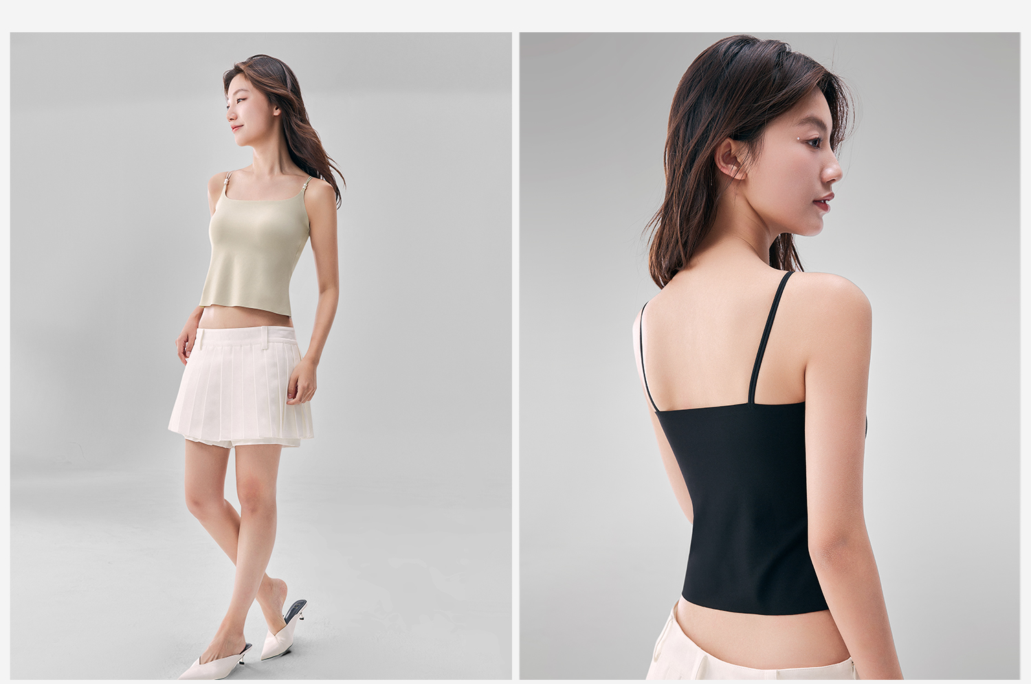 ブラトップ シンプル美ラインキャミソール