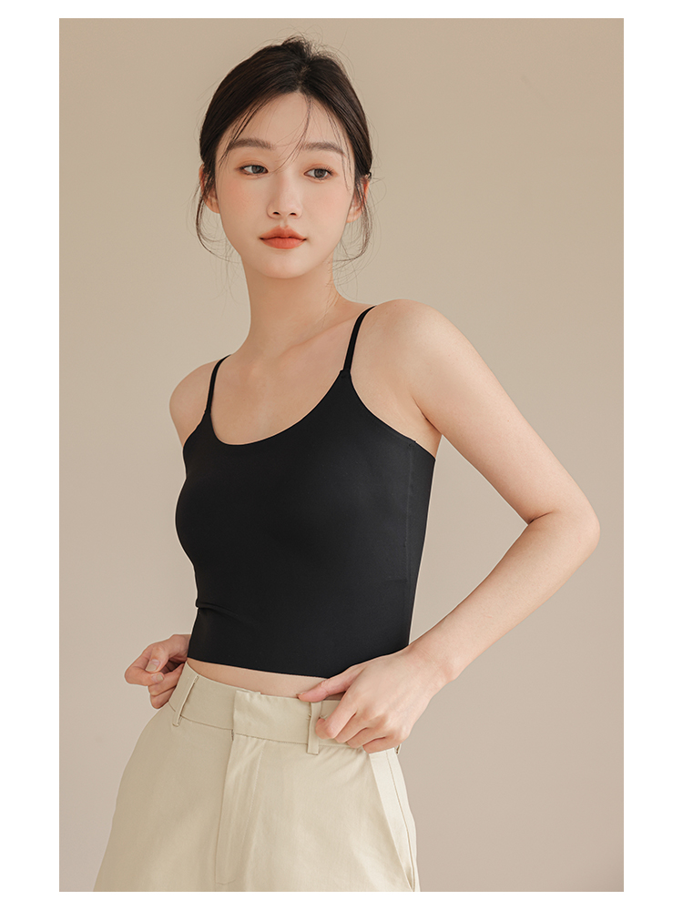 ブラトップ シンプル美胸キャミソール