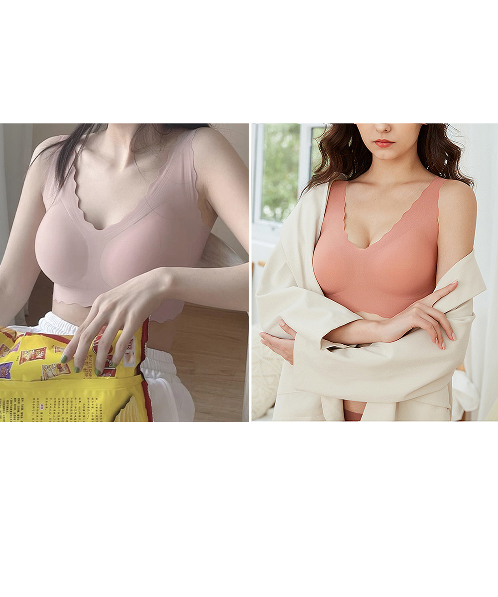 ブラトップ シームレスタンクトップブラ 美胸ノンワイヤー