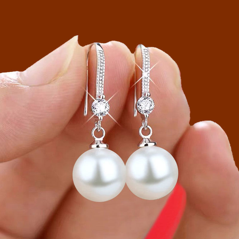 結婚式 アクセサリー 上品な真珠のしずくピアス