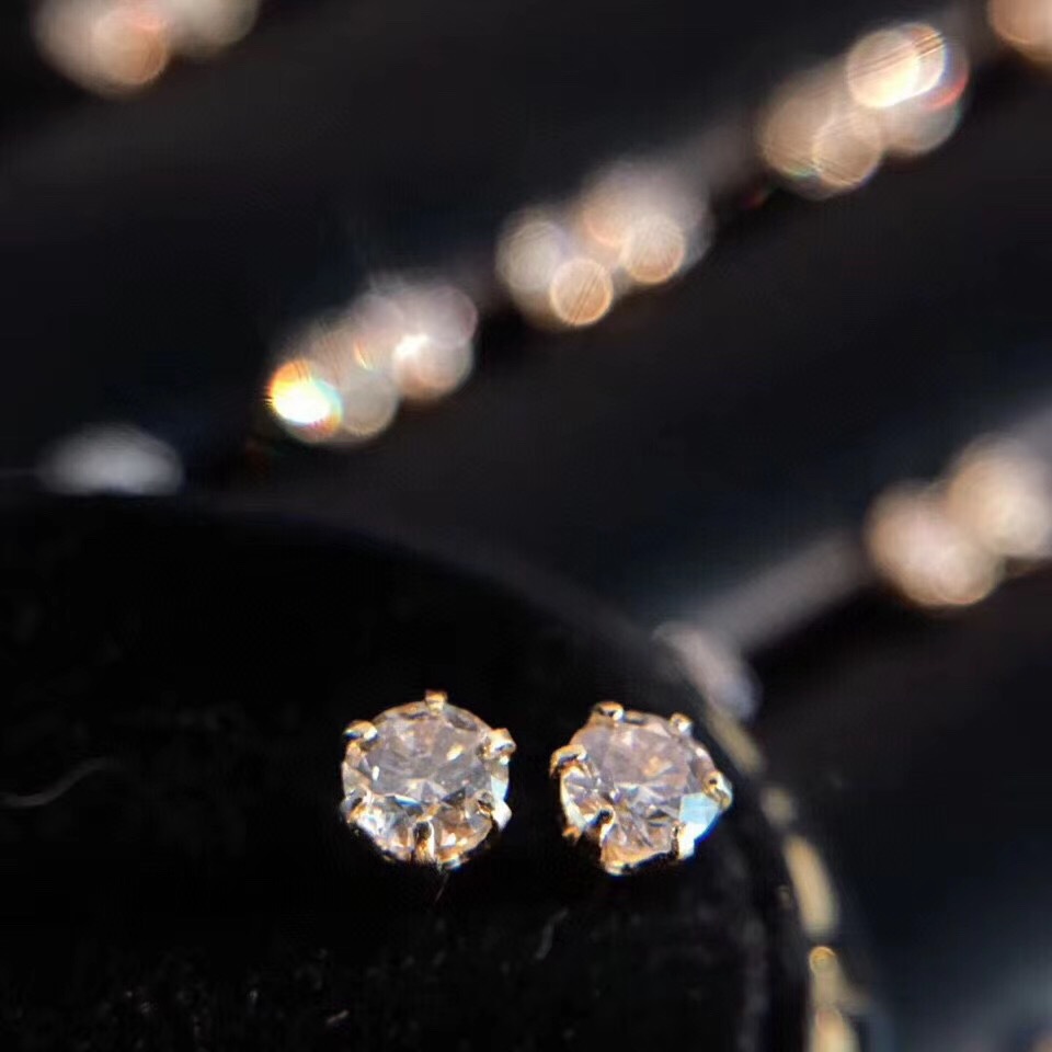 結婚式 アクセサリー 輝きの約束 シンプルピアス