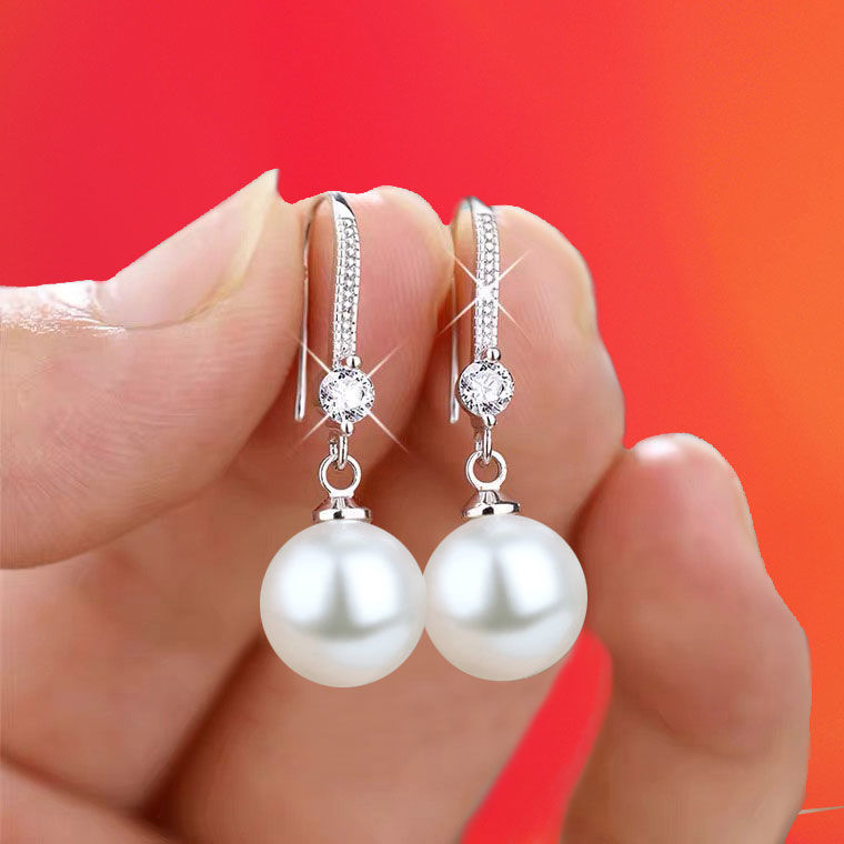 結婚式 アクセサリー 上品な真珠のしずくピアス