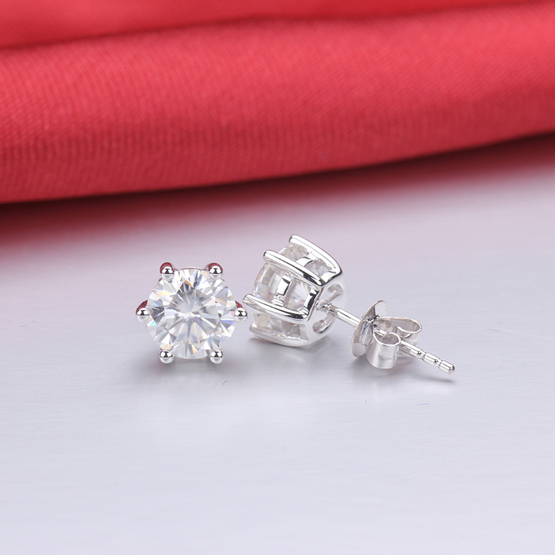 結婚式 アクセサリー 上品な輝き 六角形シンプルピアス