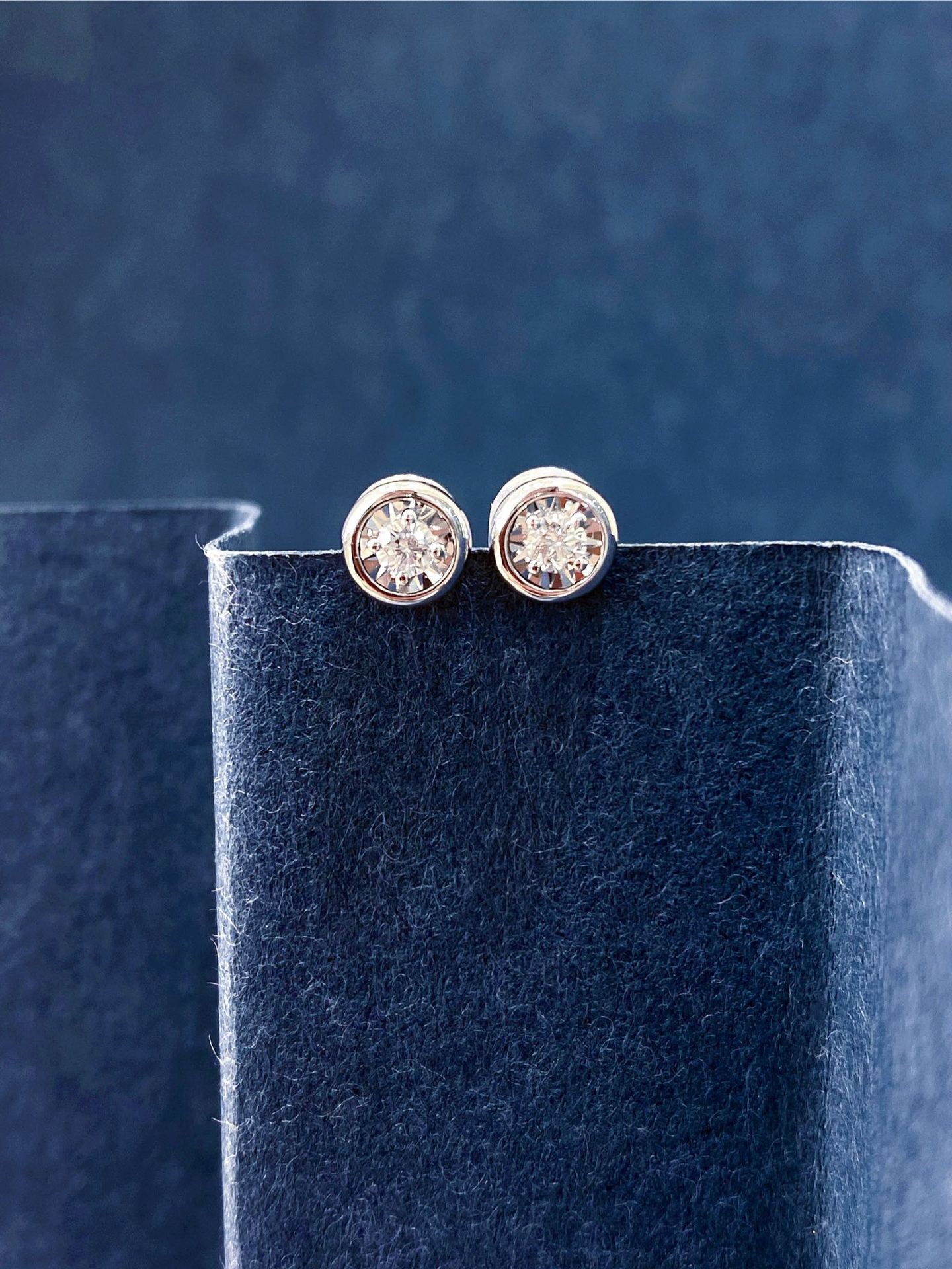 結婚式 アクセサリー 上品な一粒ダイヤモンド ラウンドピアス