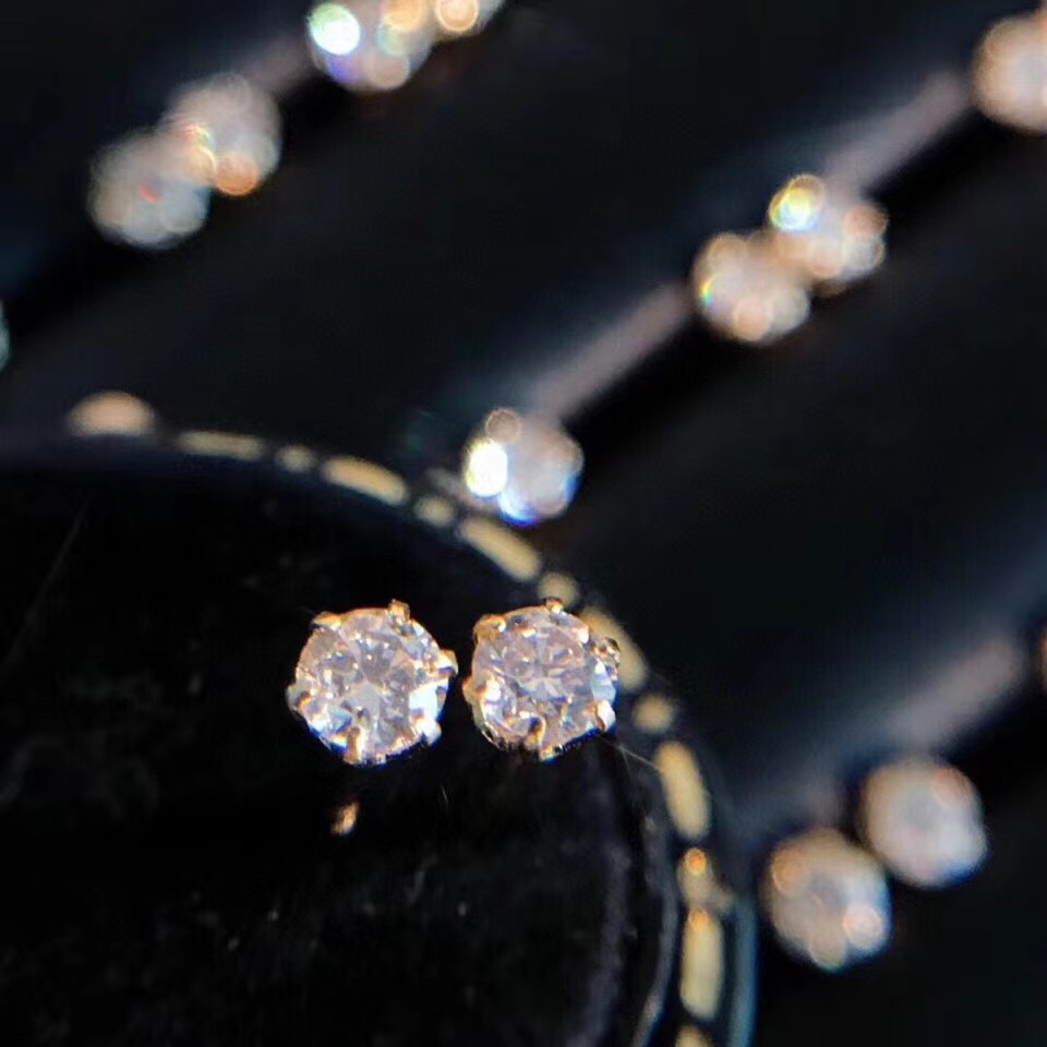 結婚式 アクセサリー 輝きの約束 シンプルピアス