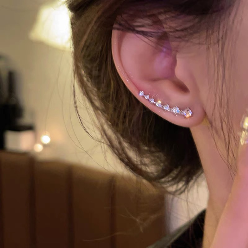 結婚式 アクセサリー 流星きらり ラインピアス