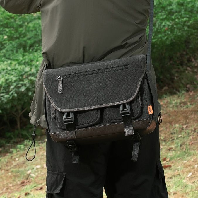 カメラ バッグ 復古斜め掛け防水カメラバッグ