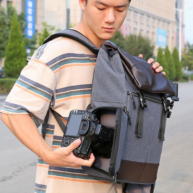 カメラ バッグ プロ仕様 多機能カメラリュック