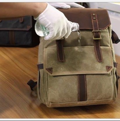 カメラ バッグ 本格派写真家向け帆布製大容量カメラリュック