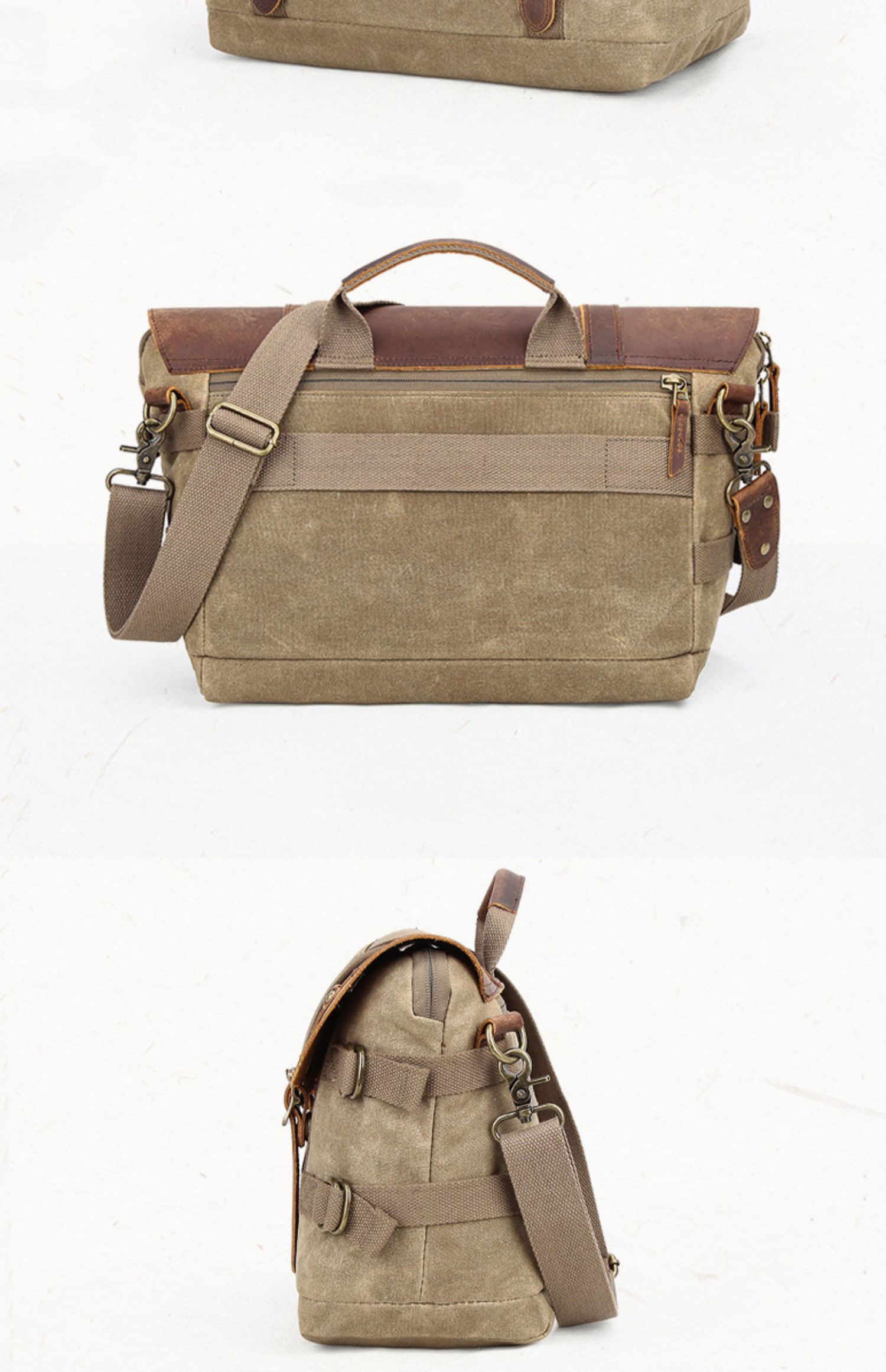 カメラ バッグ 多機能撮影用レトロスタイルショルダー型カメラ収納バッグ