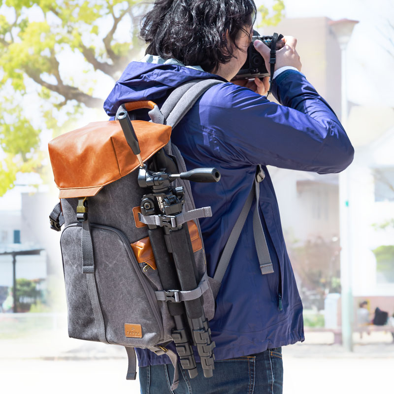 カメラ バッグ プロ仕様多機能撮影機材収納リュックサック