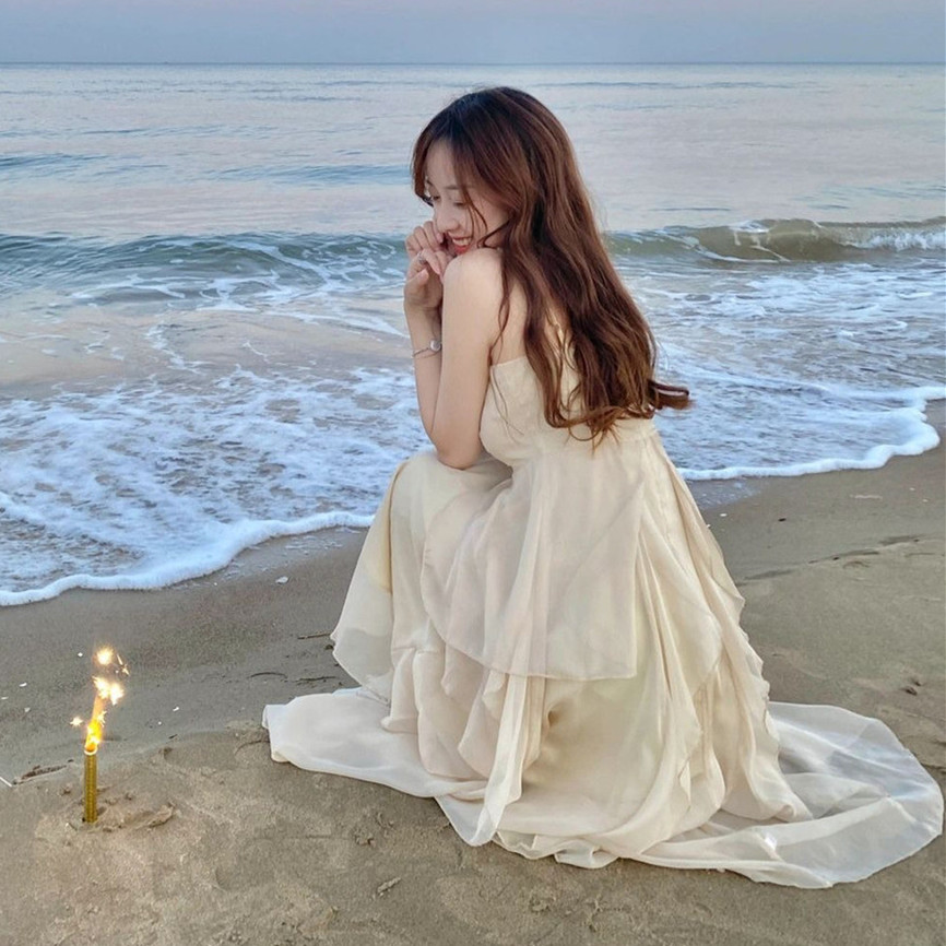 サテン キャミワンピース ドレープ レディース 夏用長袖無地