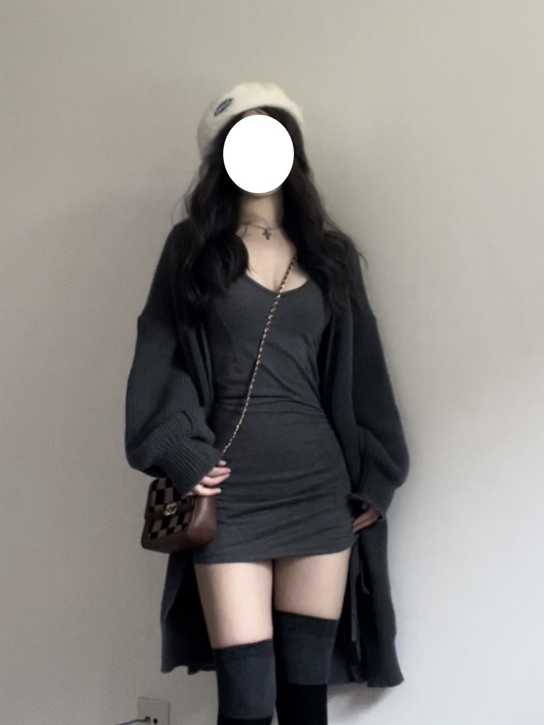 キャミワンピース 体型カバーゆったりキャミワンピース