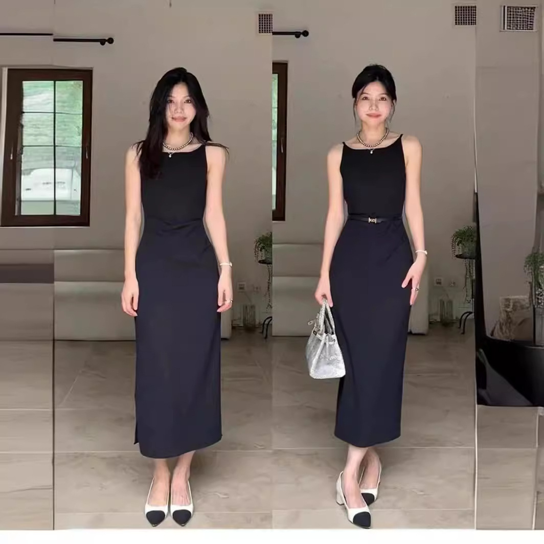 キャミワンピース 大人女性のためのノースリーブニットワンピース