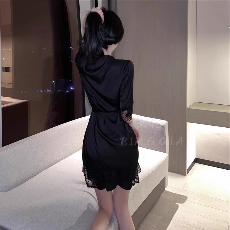 キャミワンピース 優美レースフリルキャミワンピース