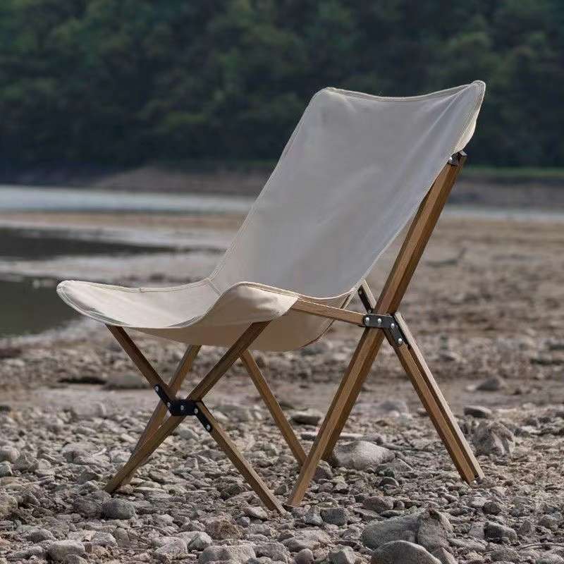 キャンプ用品  折りたたみ式アウトドアリラックスチェア