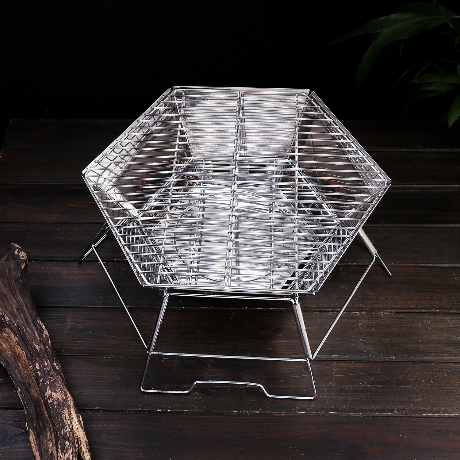 キャンプ用品 六角形多機能折り畳み式焚き火台