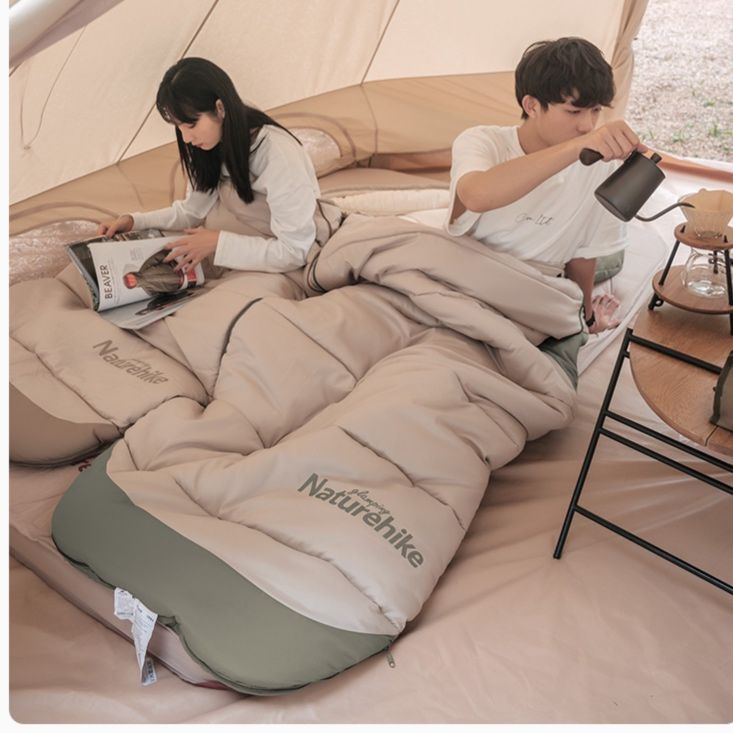 キャンプ用品 ふわもこ快眠寝袋