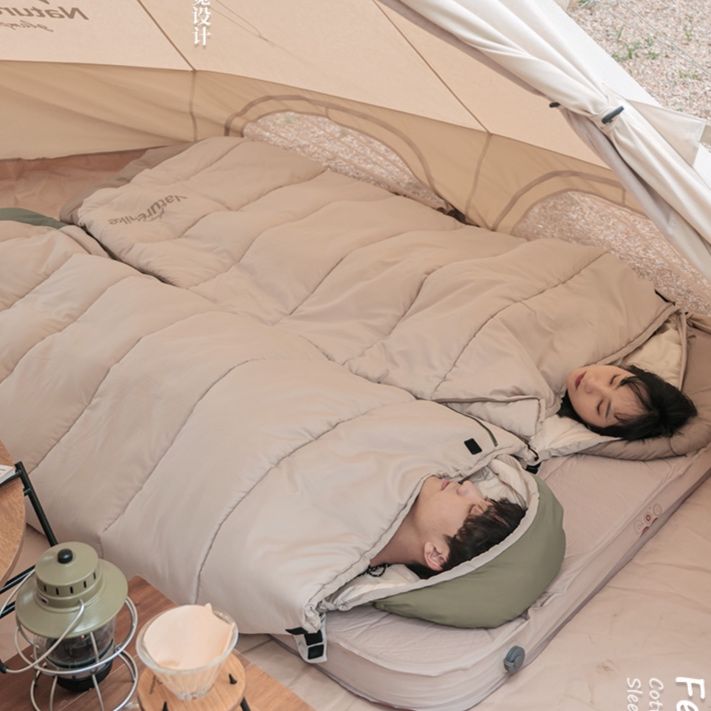 キャンプ用品 ふわもこ快眠寝袋