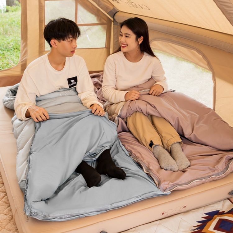 キャンプ用品 快適睡眠ポケット寝袋
