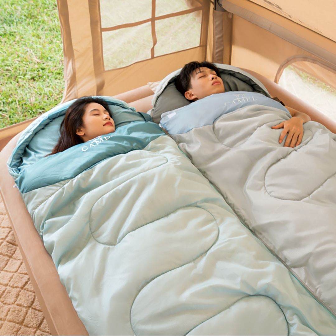 キャンプ用品 快適睡眠ポケット寝袋