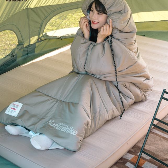 キャンプ用品 ふんわり包む快眠寝袋