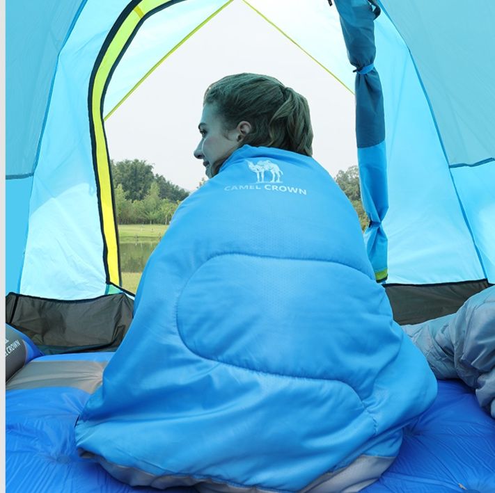 キャンプ用品 二人で暖かい野遊び寝袋