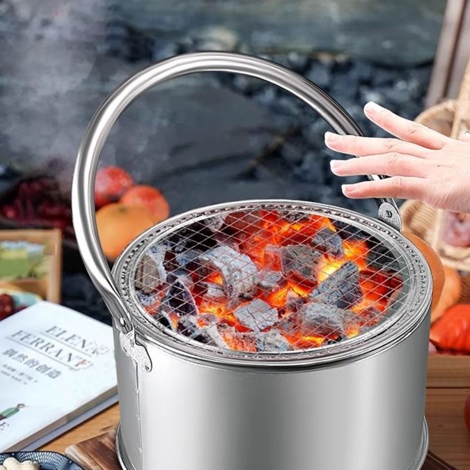 キャンプ用品 多機能携帯焚き火台