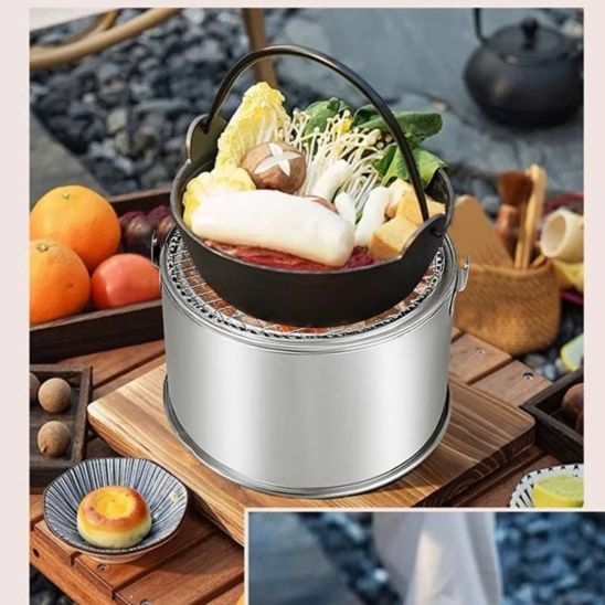 キャンプ用品 多機能携帯焚き火台