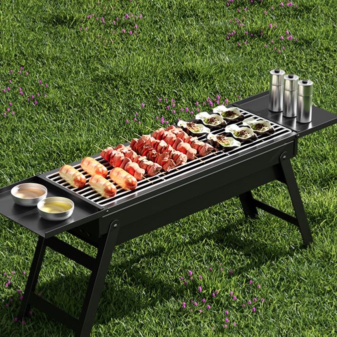 キャンプ用品 オールインワン焚き火料理台