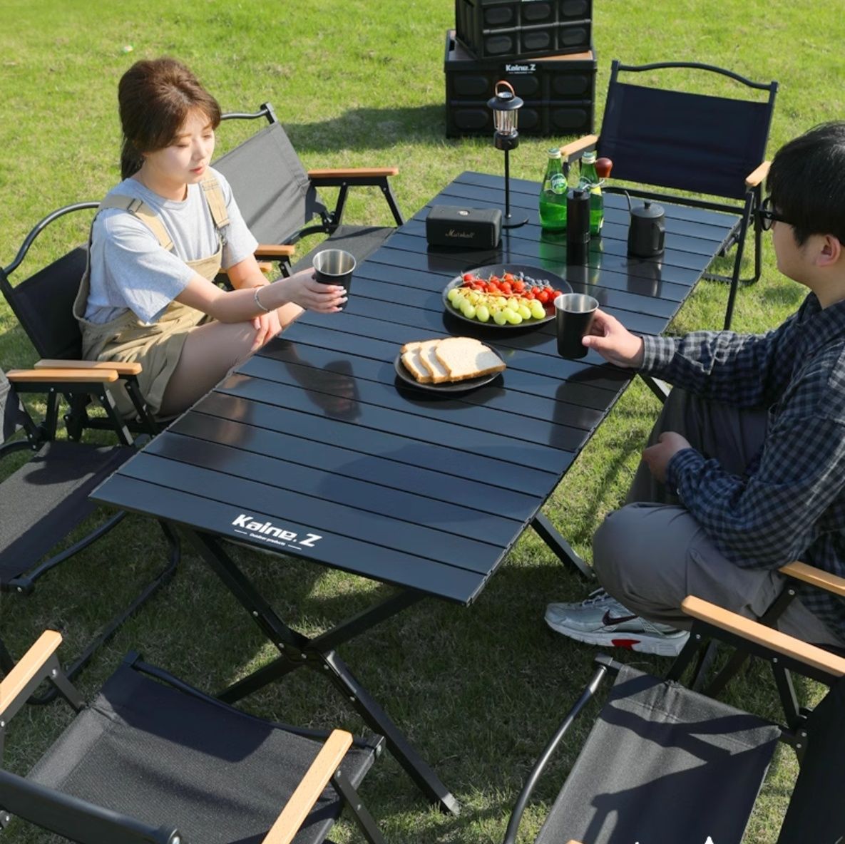 キャンプ用品 アウトドア木製アームチェア